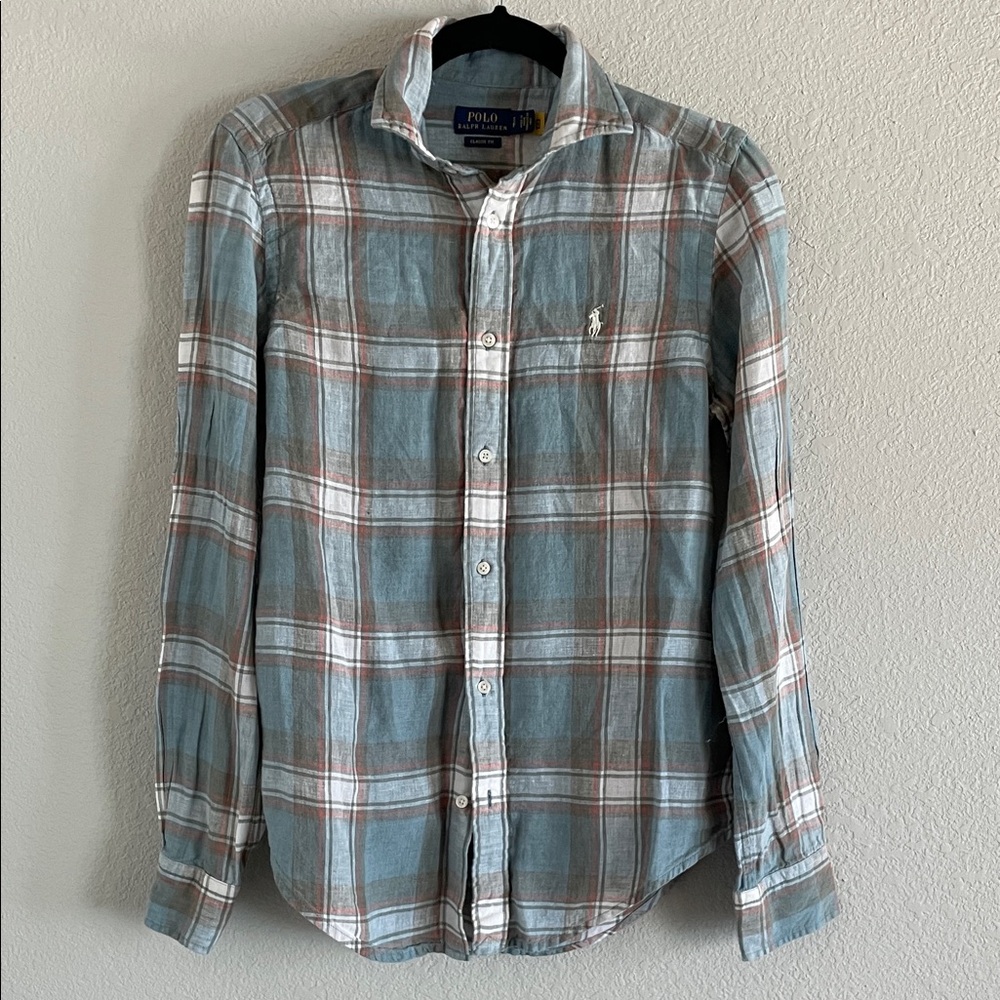 Polo by Ralph Lauren Blue Plaid Women’s Shirt